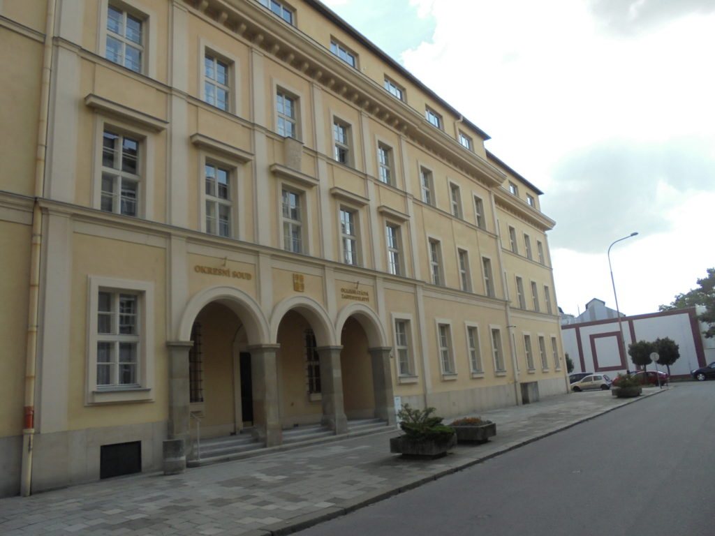 Fotografie budovy Okresního státního zastupitelství v Přerově